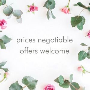 All offers welcome and considered!